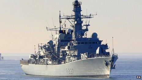 HMS Westminster (file pic)