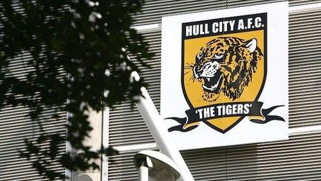 Hull's current KC Stadium sign