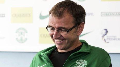 Hibernian manager Pat Fenlon