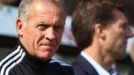 Swansea City coach Alan Curtis