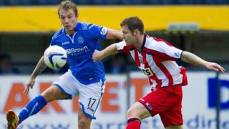 Stevie May and Darren Barr