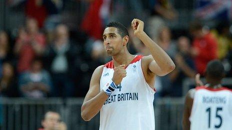 Great Britain forward Kieron Achara