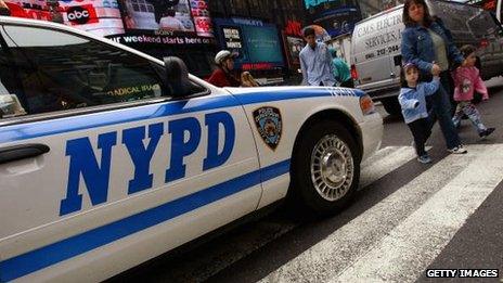 NYPD police car