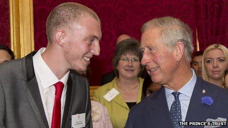 Rob Green and the Prince of Wales