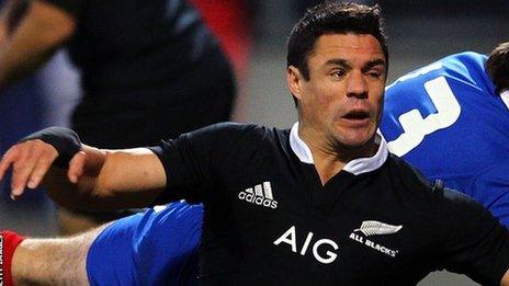 New Zealand fly-half Dan Carter