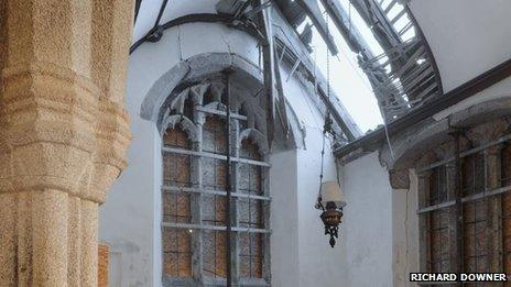 St Odulph's Church roof