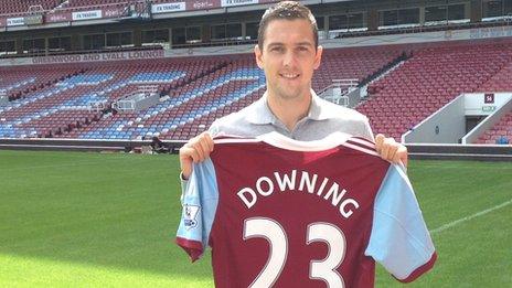 New West Ham signing Stewart Downing