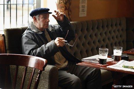 Man in a Blackburn pub