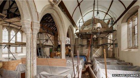 Repairs to the church