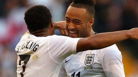 Raheem Sterling and Nathan Redmond