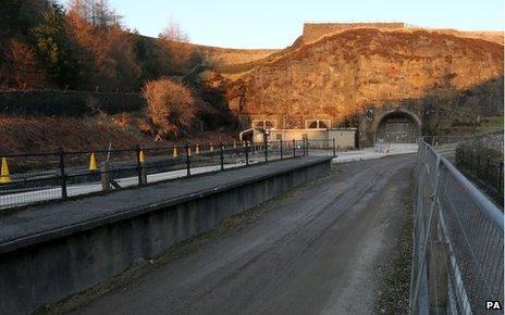 One of the exits to the Woodhead Tunnels