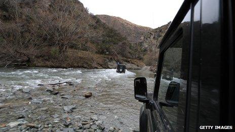 Four-wheel drive tour near Arrowtown