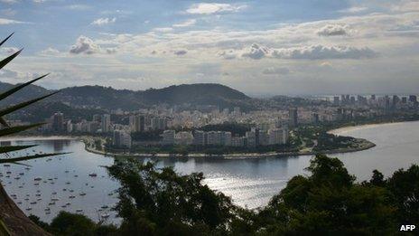 Rio de Janeiro view, Botafogo/Flamengo