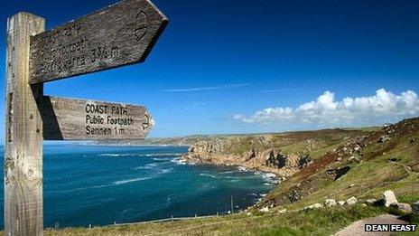 Lands End looking towards Sennen Pic: Dean Feast