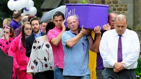 Hannah Smith's coffin