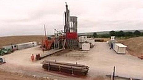 Test drilling near Whitby