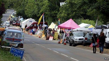 Protests at Balcombe