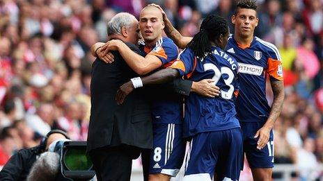 Fulham celebrate