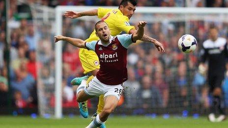 Joe Cole and Gary Medel