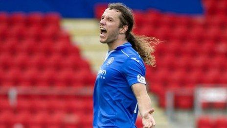 St Johnstone striker Stevie May