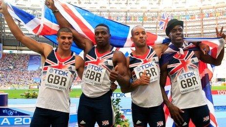 Great Britain relay team