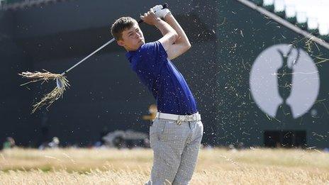 Matt Fitzpatrick at Muirfield