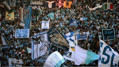 Lazio supporters