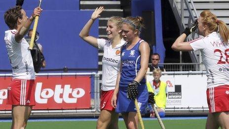 England celebrate