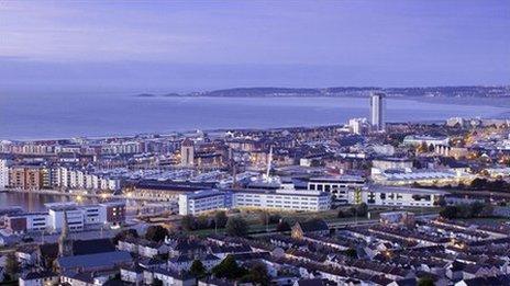 Overlooking Swansea
