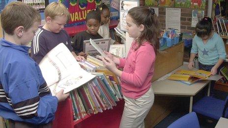 Children reading