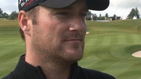 Scottish golfer Marc Warren