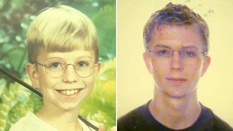 Family photos of Bradley Manning