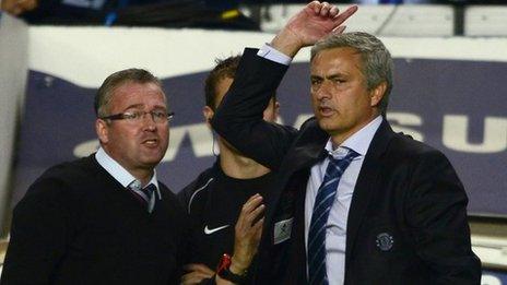 Paul Lambert and Jose Mourinho