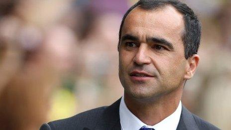 Everton manager Roberto Martinez