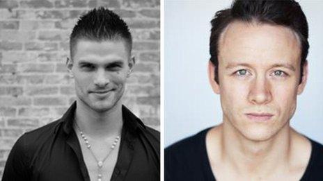 Aljaz Skorjanec (L) and Kevin Clifton (R)