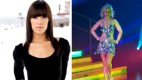 Janette Manrara (L) and Anya Garnis (R)