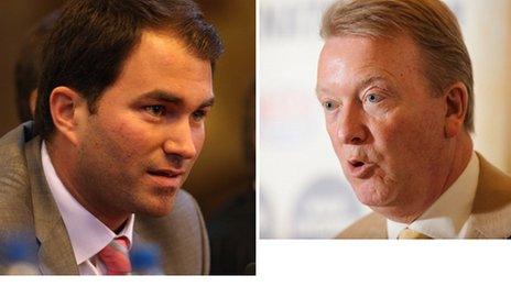 Eddie Hearn and Frank Warren