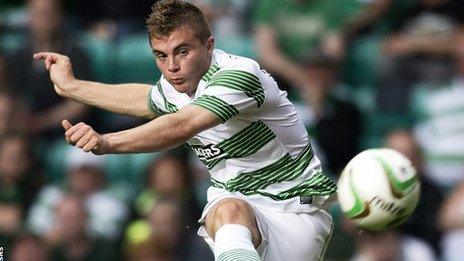 Celtic winger James Forrest