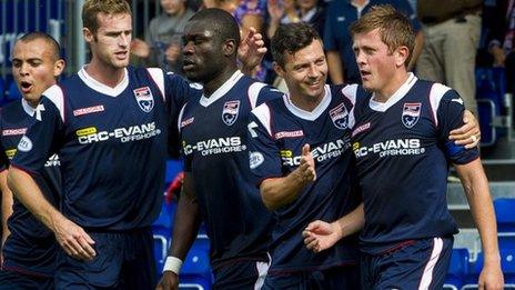 Ross County celebrate