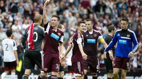 Hearts at the final whistle