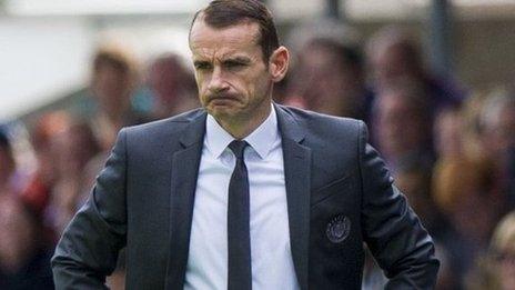 St Mirren boss Danny Lennon