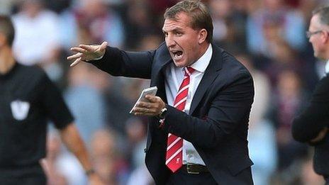 Liverpool manager Brendan Rodgers