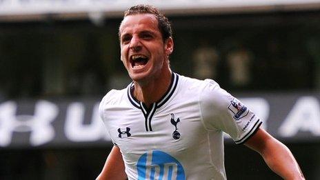 Tottenham striker Roberto Soldado