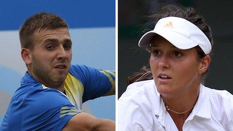 Dan Evans & Laura Robson