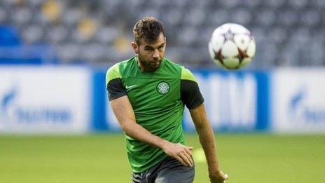 Celtic midfielder Joe Ledley