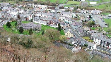 Corwen from near Pen y Pigyn