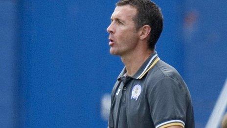 Queen of the South manager Jim McIntyre