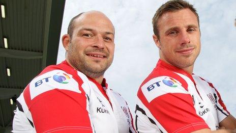 Rory Best and Tommy Bowe