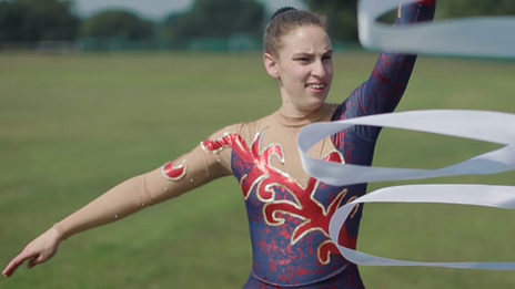 Special Olympic gymnast Hannah Westerman