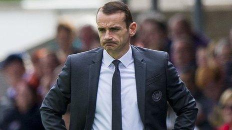 St Mirren manager Danny Lennon